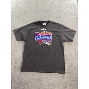 Philadelphia Phillies Shirt Men Extra Large Gray Majestic NLDS Champions 2011